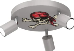 Lampa Sufitowa FUN Szary 3xGU10 Czaszka * Luminex Discount