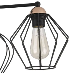 Lampa sufitowa GALAXY czarna 4xE27 * TK Lighting Best