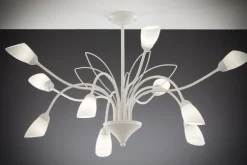 Lampa sufitowa GLORIOSA szara 10xG9 * Jupiter Discount
