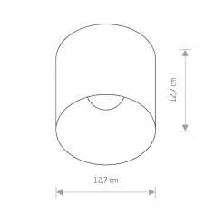 Lampa sufitowa HALO czarna 1xGU10 * Nowodvorski Sale