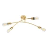 Lampa Sufitowa HELIX Złoty Loft 4xE27 * TK Lighting Sale