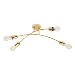 Lampa Sufitowa HELIX Złoty Loft 4xE27 * TK Lighting Sale