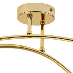Lampa Sufitowa HELIX Złoty Loft 4xE27 * TK Lighting Sale