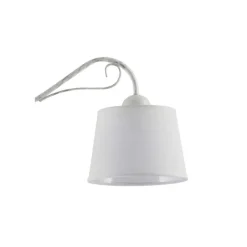 Lampa Sufitowa KAMELIA Biały Abażury 2xE27 * Jupiter Best