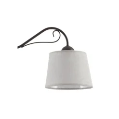 Lampa Sufitowa KAMELIA Brązowy Szary Abażury 2xE27 * Jupiter Best