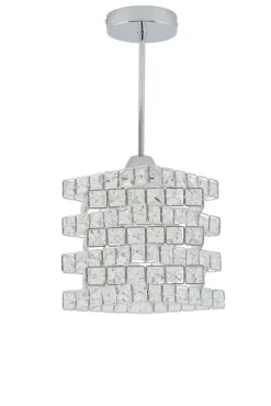 Lampa sufitowa kryształowy klosz Crystal IV 1xE27 * HowHomely Best