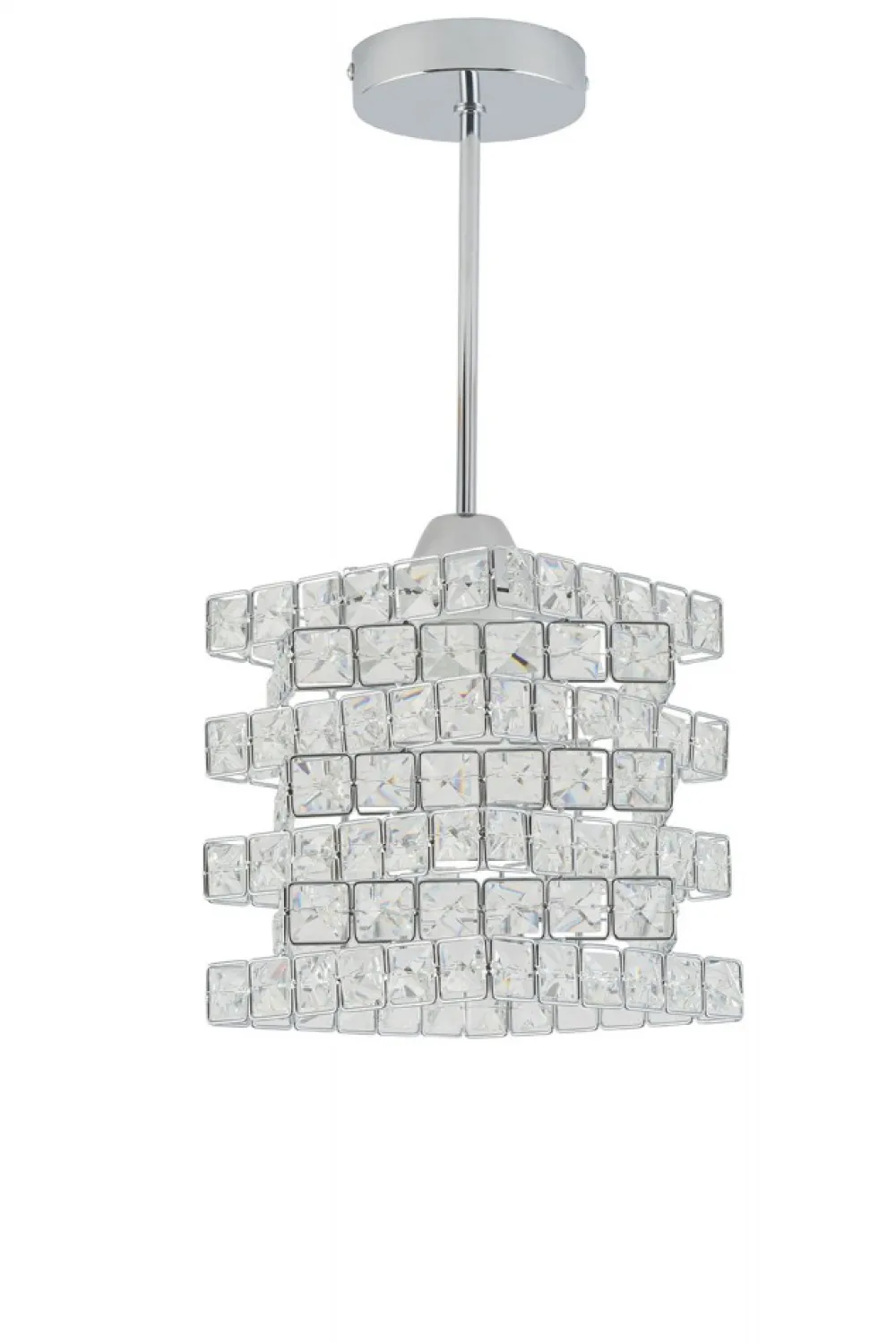 Lampa sufitowa kryształowy klosz Crystal IV 1xE27 * HowHomely Best