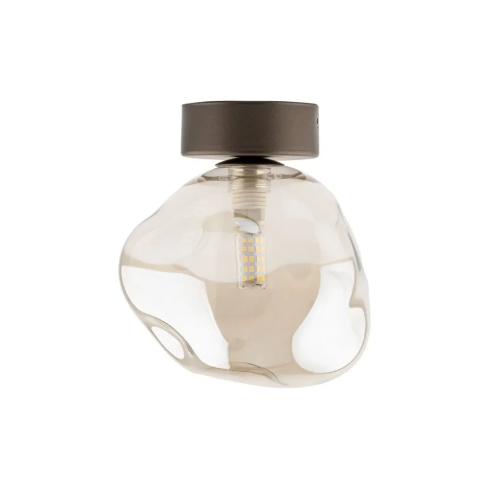 Lampa Sufitowa LAVA brązowa 1xG9 * TK Lighting Best