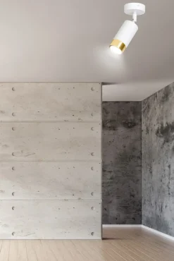 Lampa sufitowa led HIRO 1 biało złota * EMIBIG