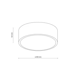 Lampa sufitowa LIVO M biała 3xE27 IP54 * TK Lighting Clearance