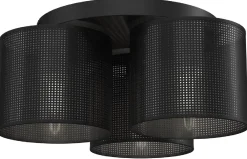 Lampa Sufitowa LOFT SHADE Czarny Klosz z Tworzywa 3xE27 * Luminex Outlet