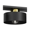 Lampa Sufitowa MARTI Czarny Złoty Metalowy Klosz 3xE27 * Luminex Best