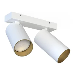 Lampa sufitowa MONO biały/złoty 2xGU10 * Nowodvorski