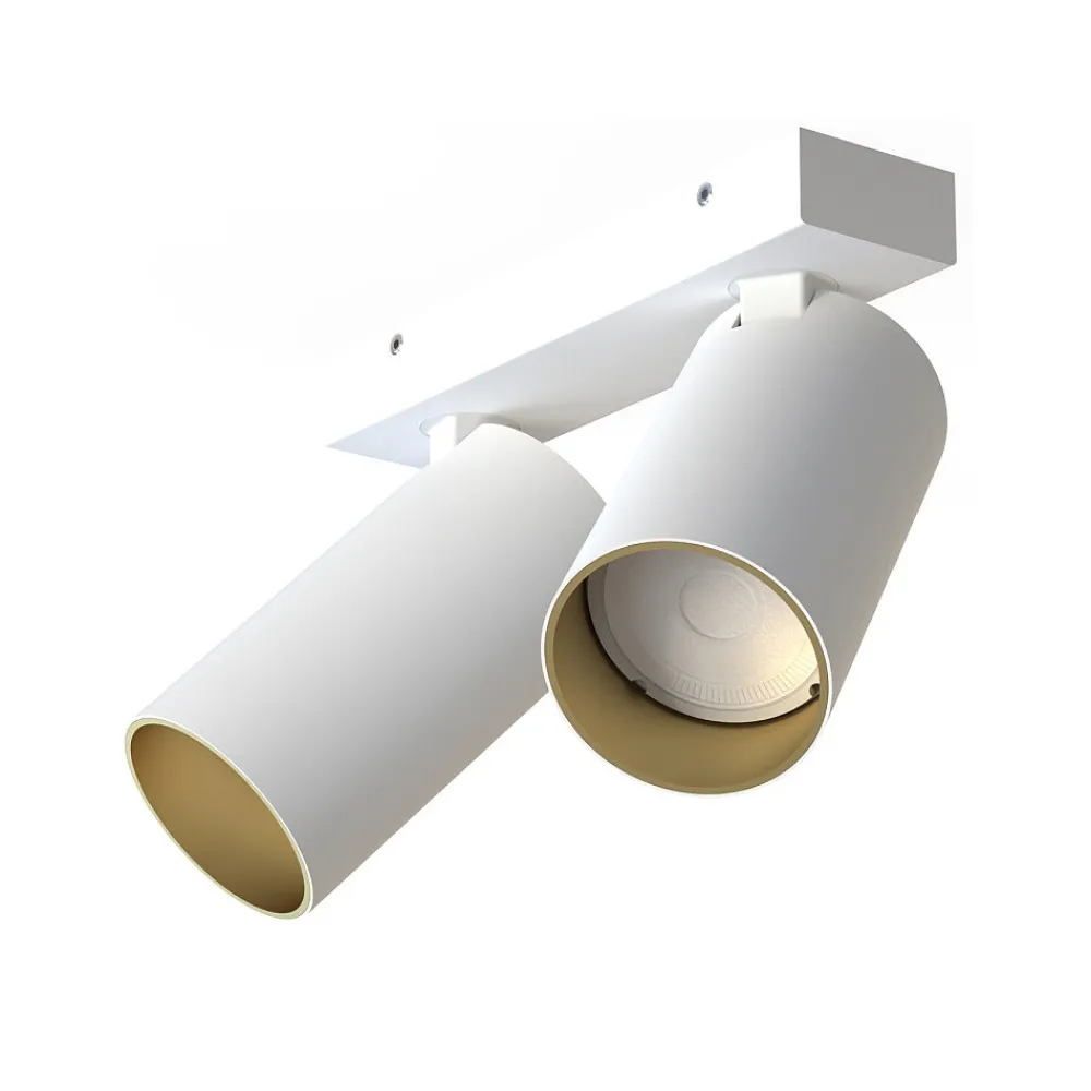 Lampa sufitowa MONO biały/złoty 2xGU10 * Nowodvorski