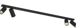 Lampa sufitowa MONO czarny/złoty 4xGU10 * Nowodvorski Online