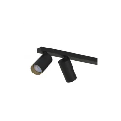 Lampa sufitowa MONO czarny/złoty 3xGU10 * Nowodvorski Hot