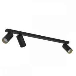 Lampa sufitowa MONO czarny/złoty 3xGU10 * Nowodvorski Hot