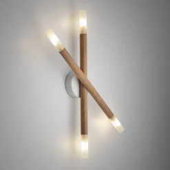 Lampa Sufitowa NOBLE Biały Brązowy 4xG9 * TK Lighting Best