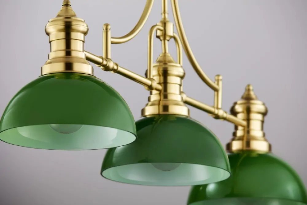 Lampa sufitowa PLATINO mosiądz 3xE27 * Jupiter Outlet