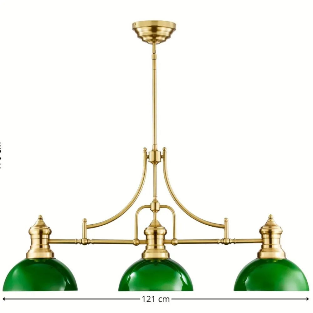 Lampa sufitowa PLATINO mosiądz 3xE27 * Jupiter Outlet
