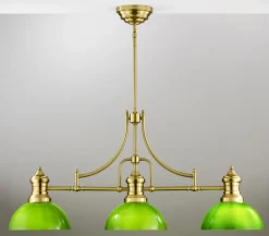 Lampa sufitowa PLATINO mosiądz 3xE27 * Jupiter Outlet