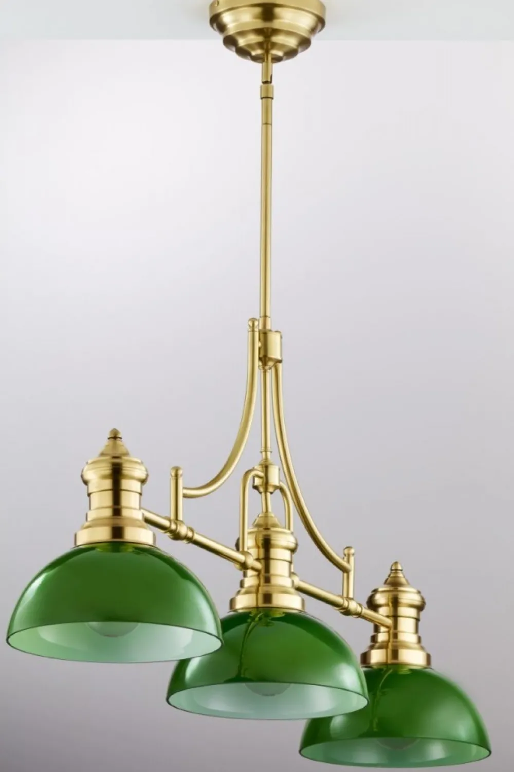 Lampa sufitowa PLATINO mosiądz 3xE27 * Jupiter Outlet