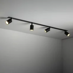 Lampa sufitowa podtynkowa Spot NEX czarna 4xGU10 * TK Lighting Sale