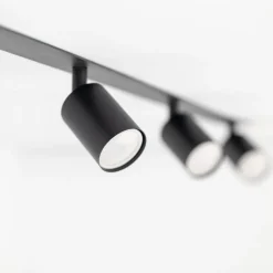 Lampa sufitowa podtynkowa Spot NEX czarna 4xGU10 * TK Lighting Sale