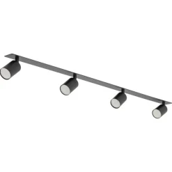 Lampa sufitowa podtynkowa Spot NEX czarna 4xGU10 * TK Lighting Sale