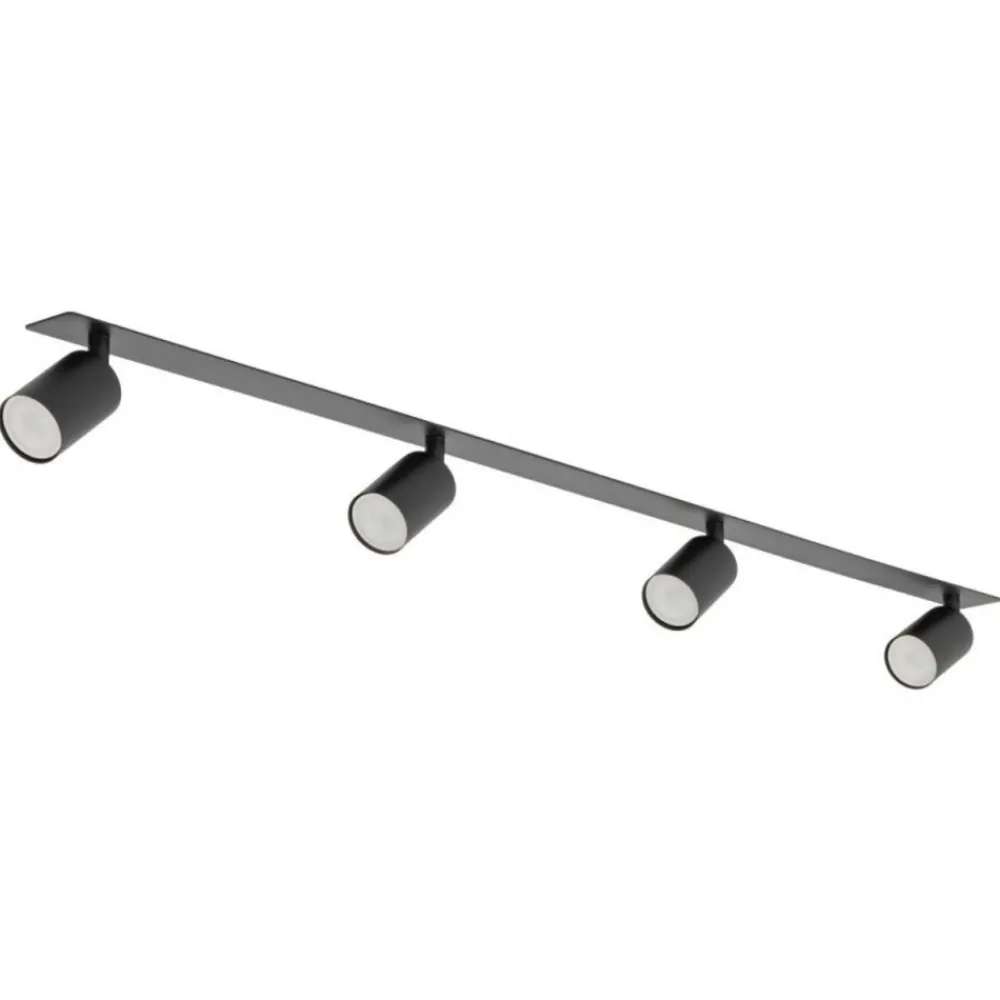 Lampa sufitowa podtynkowa Spot NEX czarna 4xGU10 * TK Lighting Sale