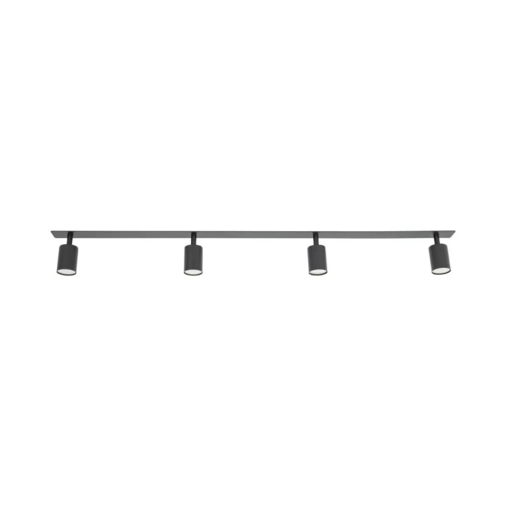 Lampa sufitowa podtynkowa Spot NEX czarna 4xGU10 * TK Lighting Sale