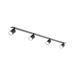 Lampa sufitowa podtynkowa Spot NEX czarna 4xGU10 * TK Lighting Sale