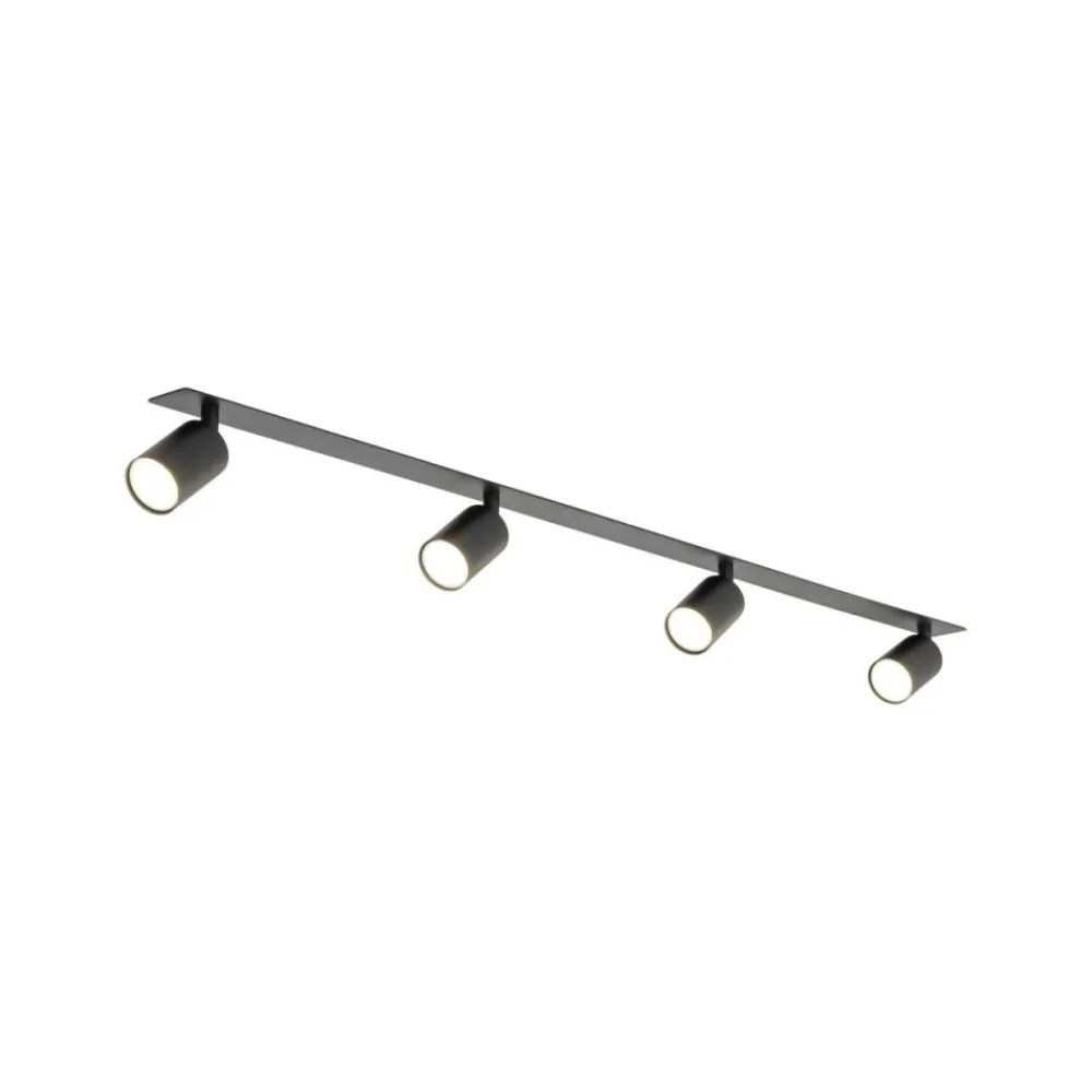 Lampa sufitowa podtynkowa Spot NEX czarna 4xGU10 * TK Lighting Sale
