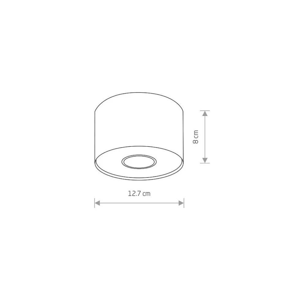 Lampa Sufitowa POINT S Szary 1xGU10 IP20 * Nowodvorski Clearance