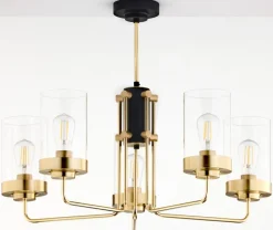 Lampa sufitowa RAMIREZ złota 5xE27 * Jupiter Outlet