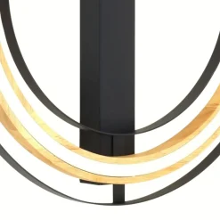 Lampa sufitowa RIL biała czarna dąb 1xLED 25W * TK Lighting Discount