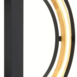 Lampa sufitowa RIL biała czarna dąb 1xLED 25W * TK Lighting Discount