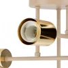 Lampa Sufitowa Robi Beżowa 6xE27 50 cm * HowHomely Discount