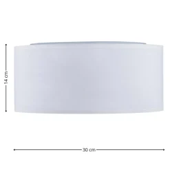 Lampa sufitowa RONDO biała 1xE27 30 cm * TK Lighting Clearance