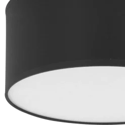 Lampa sufitowa RONDO czarna 1xE27 30 cm * TK Lighting Clearance