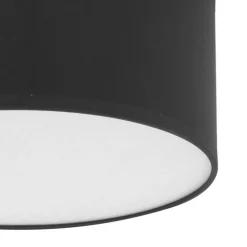 Lampa sufitowa RONDO czarna 1xE27 30 cm * TK Lighting Clearance