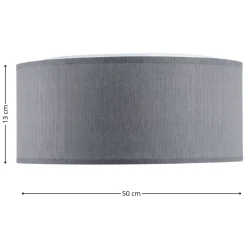 Lampa sufitowa RONDO szara 4xE27 50 cm * TK Lighting Sale
