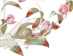 Lampa Sufitowa ROSE Biały Kremowy 3xE14 * Luminex Outlet
