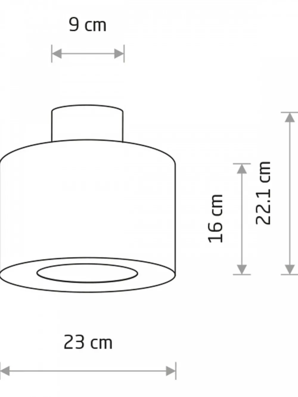 Lampa sufitowa SANTANA S kremowa 1xE27 * Nowodvorski Online
