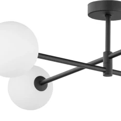 Lampa Sufitowa SARIUS Czarny Szklane Klosze 4xG9 * TK Lighting New