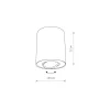 Lampa Sufitowa SET Czarny Miedziany 1xGU10 * Nowodvorski Discount