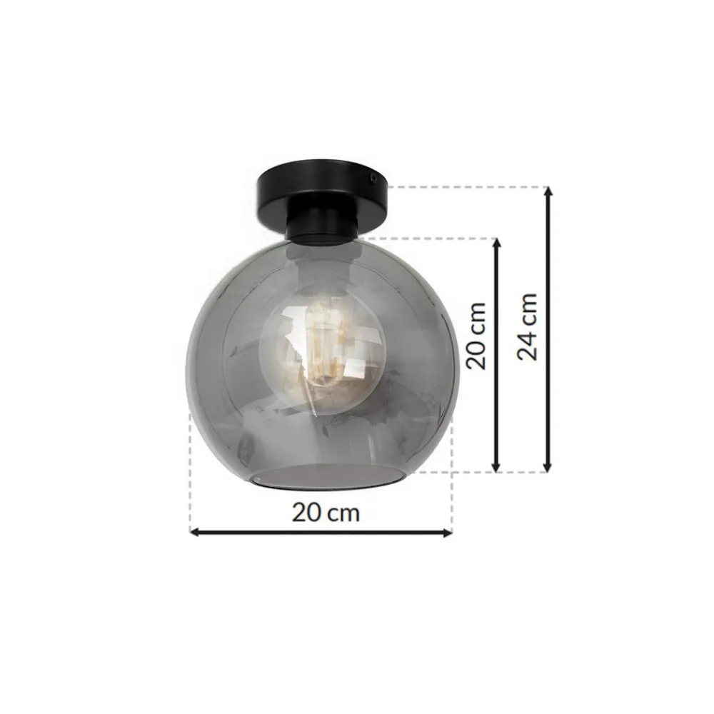 Lampa sufitowa SOFIA SMOKED 1xE27 * Eko-light Online