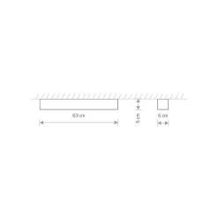 Lampa Sufitowa SOFT Biały 1xT8 11W LED 3000K 63cm * Nowodvorski Outlet