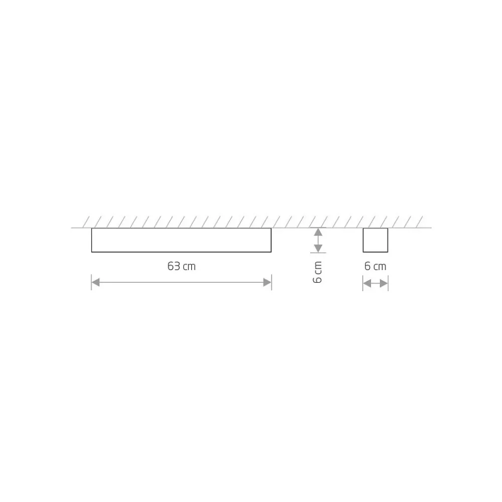 Lampa Sufitowa SOFT Biały 1xT8 11W LED 3000K 63cm * Nowodvorski Outlet