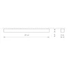 Lampa Sufitowa SOFT Biały 1xT8 22W LED 3000K 125cm * Nowodvorski Online